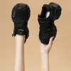 Zapatos de otoño para mujer estilo dad con malla transpirable, suelas gruesas tipo tanque, zapatos de senderismo con correas de velcro, zapatos casuales para exteriores adelgazantes