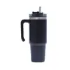 Taza Termo para Coche de Vacío de Doble Capa 30oz Acero Inoxidable Taza de Café Portátil Taza para Coche con Popote Taza Creativa para Hielo