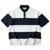 Camisa Polo de Manga Corta con Cuello para Hombre, Camiseta de Verano de Moda, Estilo Coreano, Nuevo Top Versátil 2025 para Hombre
