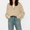En Stock Mayorista del Fabricante Nuevo Diseño Falso de Dos Piezas Cuello de Gallina Suéter Tejido Inteligente Ligero y Cálido para Mujer