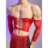 Lingerie Sexy para Lóbulo Abertura Inferior Conjunto Paixão Transparente Sedutor Sexy Vazado Peça Única Malha Traje Uniforme Tentação Atacado