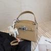 Bolso de Mano de Moda Transfronterizo 2026 para Mujer, Bolso de Hombro y Cruzado con Acabado de Alta Gama, Diseño de Nicho, Bolso Kelly para Viajar