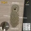 Nuevo tirador de cajón de cobre estilo chino, tirador colgante para puerta de armario, pequeño tirador de un solo agujero de dragón y fénix