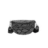 Bolso de Hombro Cruzado para Mujer con Estampado de Serpiente Retro Versátil, Tendencia Transfronteriza, Nueva Moda Europea y Americana, Bolso de Hombro Cruzado Casual para el Día a Día