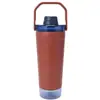 Taza Batidora de Proteína de 20 oz, Vaso de Agua para Fitness y Deportes, Acero Inoxidable 304, Aislamiento Térmico y Conservación del Frío, Personalización para Exportación
