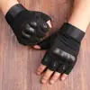Luvas Táticas Meio Dedo para Uso Externo, Esportes de Ciclismo para Homens e Mulheres, Antiderrapantes, Fitness, Montanhismo, Treinamento, Campo de Batalha, Luvas Estilo Militar