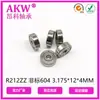 R212ZZ FB604ZZ 3.175*12 * 4MM Z3P5SRL 0 ~-5 tolerancia rodamiento de motor