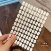 100 Cuidado de Uñas Manicura Especial Cinta de Doble Cara Sin Cortar Herramienta de Uñas Portátil Pegamento de Cristal Pasta de Frijol sin Rastro