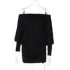 Roupas Femininas Estilo Europeu e Americano 2025 Primavera Novo Sexy Estilo Puro Luxo Gola Ombro a Ombro Plissado Justo com Cavas