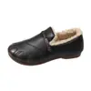 Inverno Novo Estilo Retrô Forrado com Lã Espessado Impermeável Quente Moda Casual Algodão para Mãe Solado Macio Botas de Neve Atacado