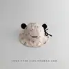 Sombreros para Niños Primavera y Otoño Lindos Dibujos Animados Sombreros de Pescador para Hombres y Mujeres Bebé Viaje Cortavientos Otoño e Invierno Ajustables Sombreros de Cubo