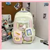 Mochila Escolar H7 Dopamina 2026 Nueva Dulce Femenina Color de Contraste Moda Más Fácil de Combinar Mochila de Gran Capacidad Bolso para Mujer
