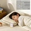 Travesseiro Infantil Núcleo de Travesseiro Travesseiro de Proteção para o Pescoço para Dormir Uso Doméstico 3-6 Dormitório de Estudante Baixo Fino Macio Cabeça Inteira