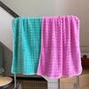 Toalla de playa absorbente para natación, dormitorio, moda, terciopelo de burbujas, toalla de baño para parejas, conjunto de tres piezas, gruesa, cálida, sin pelo