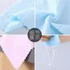 Toalha Quadrada para Lavar Louça com Renda Embossada de Microfibra Urso Macia Absorvente Sem Fiapos Lenço Doméstico Infantil Toalha Pequena