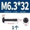 Tornillos Autorroscantes Autorroscantes de Cola de Taladro Cabeza de Cruz Acero Inoxidable 410 Cabeza Redonda Tornillos de Cola de Milano M4.2M4.8Mm