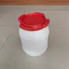 Cubo de Embalaje de 10 Litros con Tapa, Cubo para Polvo de Hierro, Cubo para Polvo de Aleación, Lata Redonda, Lata para Sellador, Cubo de Plástico de 6 Litros, Cubo Apilable