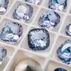 Decoraciones para Uñas Cuadradas de Fondo Puntiagudo, Pedrería para Uñas de Cristal K9 Blanco de Alta Calidad Brillante con Facetas Nido de Pájaro