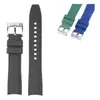 Adecuado para Correa de Reloj Conjunta Omega Swatch Silicona Planeta Luna Arco Correa de Reloj Rolex 20 22mm