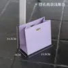 Bolsas de papel en stock, bolsas de regalo con moño, bolsas de joyería de cartón blanco, bolsas para dulces de boda, con logo impreso, diseño de rosa de junio, portátiles y biodegradables