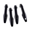 Adequado para 07-11 Honda CRV maçaneta preto brilhante maçaneta de porta padrão fibra de carbono tigela da porta suprimentos de decoração da carroceria