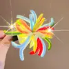 Pinza para el pelo de flor de ganso color amarillo pastoral francés, Pinza de pico de pato de nicho moderna y elegante, Accesorio para el pelo dulce estilo vacacional para fotos
