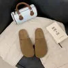 Zapatos casuales de piel genuina, zapatos de maternidad, mocasines slip-on de suela blanda, zapatos tipo mule, zapatos Birkenstock de punta cerrada y suela gruesa, pantuflas de media caña para mujer