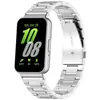 Adequado para Pulseira de Smartwatch Samsung Galaxy Fit3 Metal Aço Inoxidável Pulseira Sólida