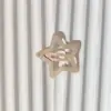 Pasador de Estrella de Dopamina Y2K Lindo para Niña Estrella de Cinco Puntas Pasador de Cabello Color Caramelo Ins Clip BB Clip para Flequillo