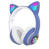 STN-28 Fone de ouvido Bluetooth luminoso com orelhas de gato transfronteiriço headset fone de ouvido para celular fone de ouvido sem fio para jogos atacado