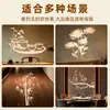 Luz de Proyección de Bambú para Salón de Té, Luz de Pared Personalizada para Sala de Estar, Entrada, Dormitorio, Embellecimiento de Pared de Fondo, Pegatina de Pared de Fondo, Venta al por Mayor por Fabricante