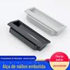 Em estoque fornecimento embutido puxador de nylon guarda-roupa gaveta nylon maçaneta porta e janela
