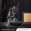Incensário de refluxo Amazon transfronteiriço novo original fogão de fumaça de dragão artesanato criativo para casa ornamentos fogão de aromaterapia