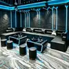 Salão de Concertos KTV Sofá Mesa de Centro Luminosa Bar Clube Home Theater Cabine de K Song Cabine de Anel Fabricante de Mesa