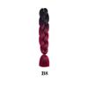 100g Fibra Química Africana Trança Grande Cor Gradiente Trança Suja Cabelo para Jumbo Braiding Trança de Cabelo