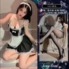 Lencería Sexy Sexy Linda Talla Grande Uniforme de Sirvienta Tentación Traje de Sirvienta Juego de Roles Traje de Sirvientita Qqny