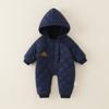 Roupas de Engatinhar Outono e Inverno para Recém-Nascidos, Roupas Finas de Algodão, Macacão Acolchoado Espesso para Bebê, Roupas de Algodão, Transfronteiriço