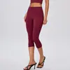 Nuevos pantalones capri de yoga ajustados de secado rápido transfronterizos, de cintura alta, adelgazantes, levantacola, ropa deportiva para yoga, running, fitness para mujer