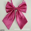 Pajarita de cuello JK de color liso a rayas para mujer, de seda de imitación, profesional, para camareros de hotel, japonesa, venta al por mayor