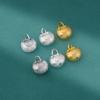 999 plata pura gordo Ruyi pequeño candado pulsera de cuerda accesorios diy accesorios joyería de plata pulsera Xizang colgante