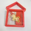 Colgante de Teléfono Dorado Llavero Gato de la Suerte Compañía de Oro Puro 999 Regalos Culturales Creativos Mayoreo