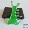 Peine de masaje para la cabeza, peine de masaje de resina cuatro en uno, peine multifuncional para el cuero cabelludo, peine de meridianos, peine de masaje de dientes anchos