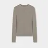 Camiseta base de manga larga con cuello medio alto Shi Jian ACME para mujer 2026 Otoño/Invierno suave y pegajosa alta elasticidad corte ajustado color liso Camiseta 42395