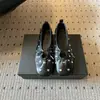 Zapatos Mary Jane Cuadrados Retro con Remaches y Lazo para Mujer, Nuevos Bailarinas Casuales de Otoño Planos de Suela Baja