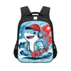 Mochila Estilo Hip-Hop con Etiqueta Temu 2026 para Estudiantes de Preescolar y Primaria Grados 1-2, Ligera, Bolsa Escolar de 14 pulgadas
