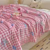 Lençol de Leite Fleece Espesso de Inverno Peça Única Dormitório Pessoa Solteira Lençol de Pelúcia Inverno Adicionado Fleece Fleece de Coral Cobertor Infantil