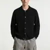 Nueva colección otoño/invierno: suéter de punto con cuello, cárdigan para hombre, suéter casual para primavera y otoño, hilo de alta precisión anti-pilling