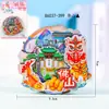 Ímãs de Geladeira de Metal de Foshan, Marcos Culturais e Criativos da Tendência Nacional da Província de Guangdong, Lembranças Turísticas Únicas, Venda por Atacado de Ímãs de Geladeira