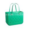 En Stock Bolsa de Almacenamiento Perforada de Eva Moldeada por Inyección Bolsa de Playa de Eva Almacenamiento Cesta de Baño Bolsa Tote Impermeable