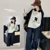 Conjunto de ropa para chicas de secundaria 2026 nuevo suéter de otoño ropa de otoño para niños para niñas, estilo de otoño para niños mayores